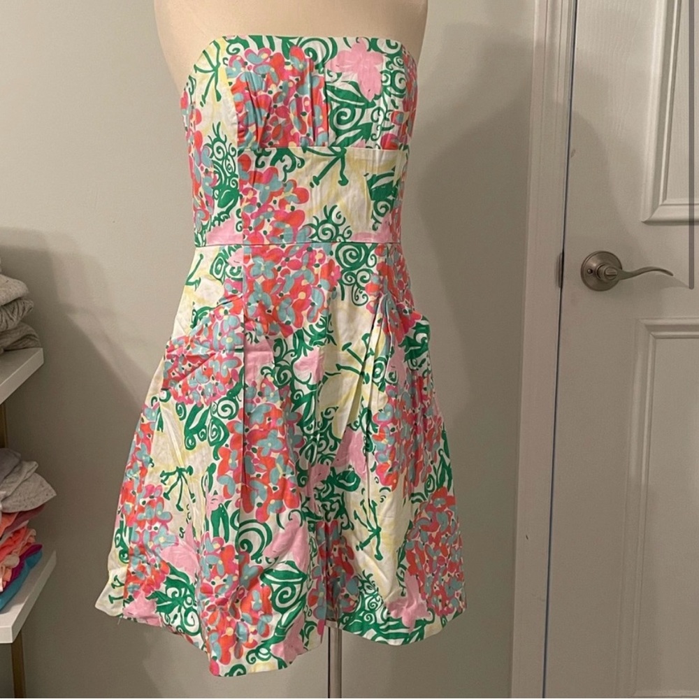 Lilly Pulitzer Strapless A-line Dress